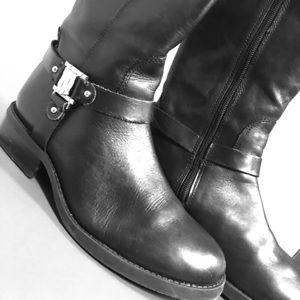 Vince Camuto Black Leather Boots